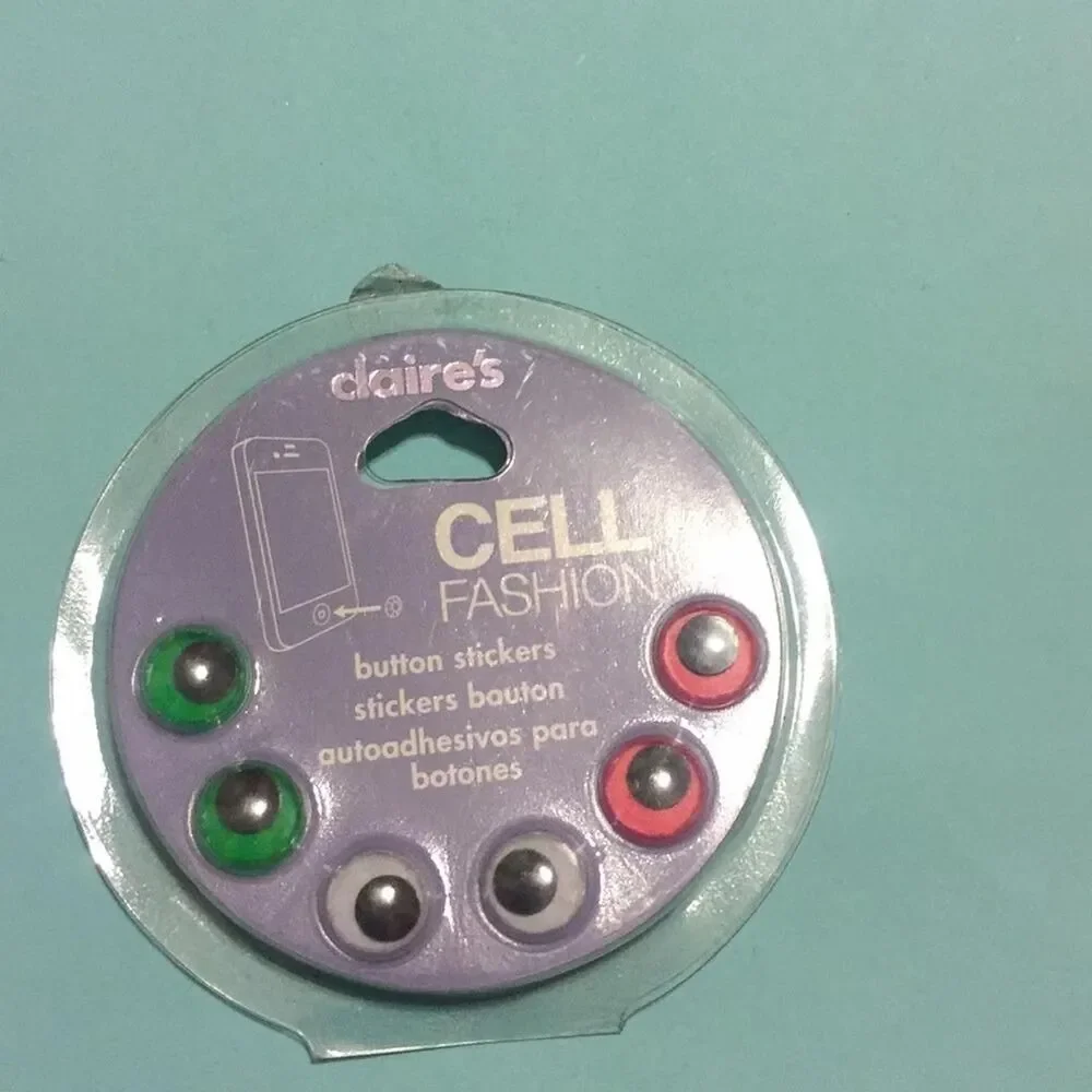 Call button stickers claires